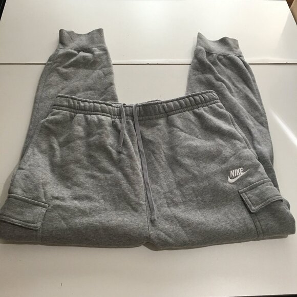 Nike Sportswear Club Fleece Mens Cargo Pants Mens Large Gray Joggers CD3129 - Picture 1 of 11